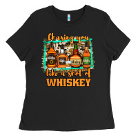 Black chasing you like a shot of whiskey Ladies Tee - Jasminsmagicworld