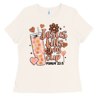 Bone valentine jesus fills my cup Ladies Tee - MaliasSmallBusiness