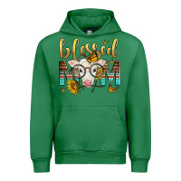 Emerald Western Blessed Mom Baby Calf Urban Hoodie - LillyAllenDesigns