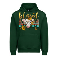Forest Green Western Blessed Mom Baby Calf Urban Hoodie - LillyAllenDesigns