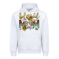 White Western Blessed Mom Baby Calf Urban Hoodie - LillyAllenDesigns