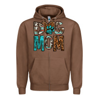 Chestnut dog mom Zipper Hoodie - OliviaCreatesArt