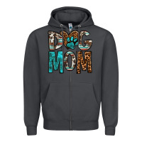 Smoke dog mom Zipper Hoodie - OliviaCreatesArt