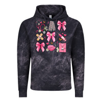 Cloud Black coquette bow nurse Vintage Hoodie - Artiststas
