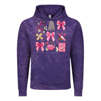 Cloud Purple coquette bow nurse Vintage Hoodie - Artiststas