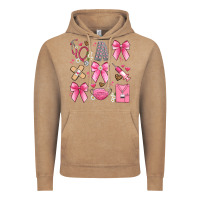 Vintage Coffee coquette bow nurse Vintage Hoodie - Artiststas