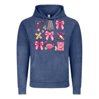 Vintage Denim coquette bow nurse Vintage Hoodie - Artiststas
