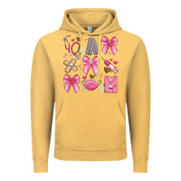 Vintage Mustard coquette bow nurse Vintage Hoodie - Artiststas