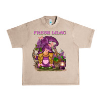 French Oak fresh lilac gnome Urban Heavy Tee - BarkalooDesign