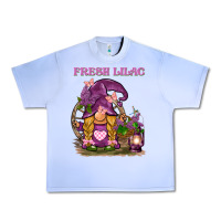 Grape Ice fresh lilac gnome Urban Heavy Tee - BarkalooDesign