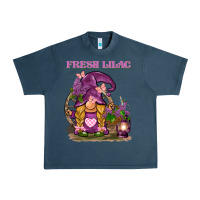 Midnight Navy fresh lilac gnome Urban Heavy Tee - BarkalooDesign