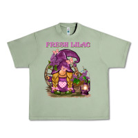 Oil Green fresh lilac gnome Urban Heavy Tee - BarkalooDesign