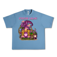 Pebble Blue fresh lilac gnome Urban Heavy Tee - BarkalooDesign