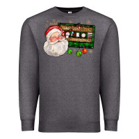 Charcoal Heather santa cassette Premium Sweatshirt - FaDigitalArtStudio