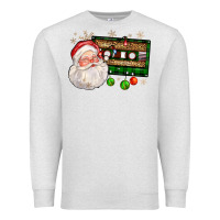 Oatmeal Heather santa cassette Premium Sweatshirt - FaDigitalArtStudio