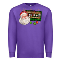 Purple santa cassette Premium Sweatshirt - FaDigitalArtStudio