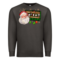 Smoke santa cassette Premium Sweatshirt - FaDigitalArtStudio