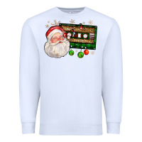 White santa cassette Premium Sweatshirt - FaDigitalArtStudio