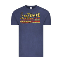 Vintage Denim softball game day Vintage Tee - Artiststas