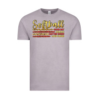 Vintage Zinc softball game day Vintage Tee - Artiststas