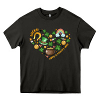 Asphalt st patricks  hearts Heavy Core Tee - MaliasSmallBusiness