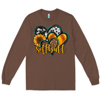 Chestnut softball hearts Long Sleeve Tee - Jasminsmagicworld