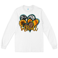 White softball hearts Long Sleeve Tee - Jasminsmagicworld