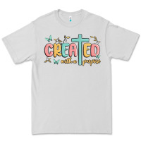 Dove Grey created with a purpose Premium Tee - MaliasSmallBusiness