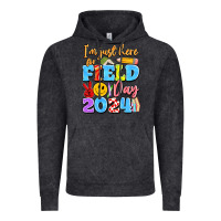 Vintage Black im just here for field day 2024 Vintage Hoodie - Artiststas