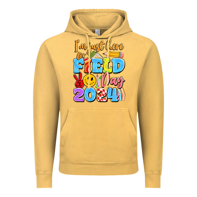 Im Just Here For Field Day 2024 Vintage Hoodie by Artiststas | Teevron