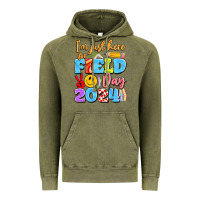 Vintage Olive im just here for field day 2024 Vintage Hoodie - Artiststas