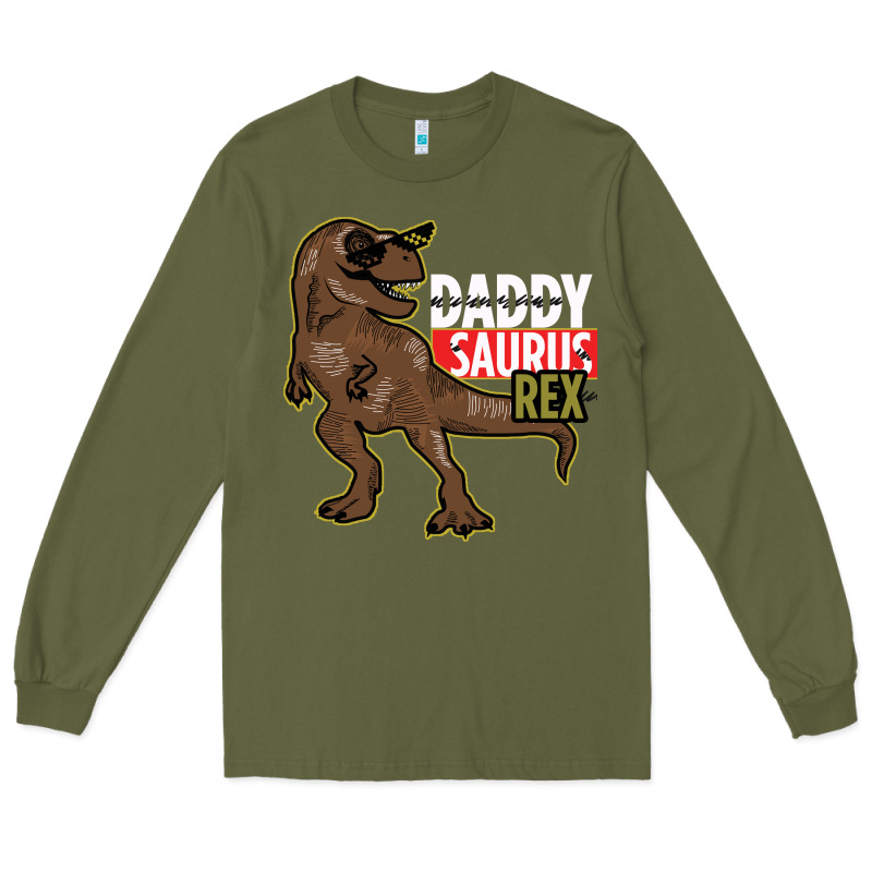 Daddy Saurus Rex Long Sleeve Tee by Bettercallsaul | Teevron