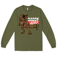 Army Green DADDY SAURUS REX Long Sleeve Tee - Bettercallsaul