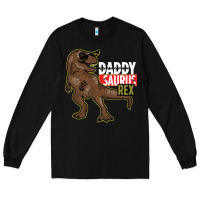 Black DADDY SAURUS REX Long Sleeve Tee - Bettercallsaul
