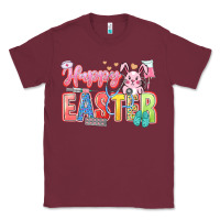 Burgundy Happy Easter Nurse Classic Tee - LillyAllenDesigns