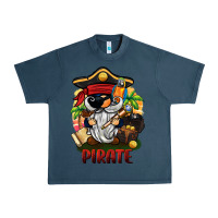 Midnight Navy pirate gnome Urban Heavy Tee - BarkalooDesign