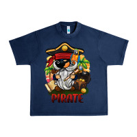 Navy pirate gnome Urban Heavy Tee - BarkalooDesign