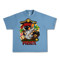 Pebble Blue pirate gnome Urban Heavy Tee - BarkalooDesign