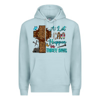 Blue Mist Easter Day A lot can happen in three days Premium Hoodie - OliviaCreatesArt