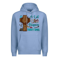Colony Blue Easter Day A lot can happen in three days Premium Hoodie - OliviaCreatesArt