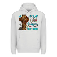 Dove Grey Easter Day A lot can happen in three days Premium Hoodie - OliviaCreatesArt
