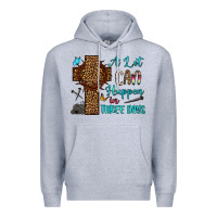 Heather Grey Easter Day A lot can happen in three days Premium Hoodie - OliviaCreatesArt