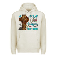 Oatmeal Heather Easter Day A lot can happen in three days Premium Hoodie - OliviaCreatesArt