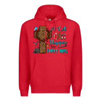Red Easter Day A lot can happen in three days Premium Hoodie - OliviaCreatesArt