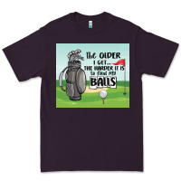 Plum funny golf Premium Tee - MaliasSmallBusiness