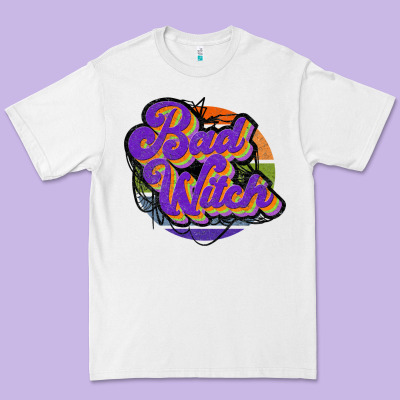 Bad Witch Premium Tee Designed By Jahusdesignshop