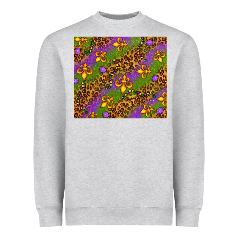 Mardi Gras Tumbler Heavyweight Sweatshirt by HowdyJamesFarm | Teevron