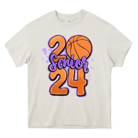 Cream senior 2024 basketball Heavy Core Tee - MaliasSmallBusiness