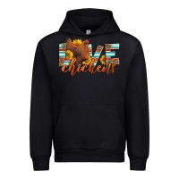 Black love chickens Urban Hoodie - LillyAllenDesigns