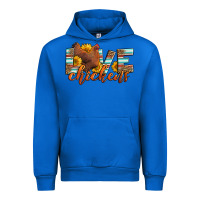 Cobalt love chickens Urban Hoodie - LillyAllenDesigns